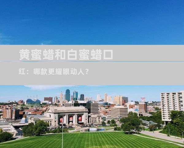 黄蜜蜡和白蜜蜡口红：哪款更耀眼动人？